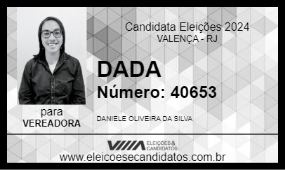 Candidato DADA 2024 - VALENÇA - Eleições