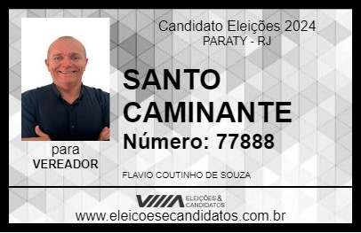 Candidato SANTO CAMINANTE 2024 - PARATY - Eleições