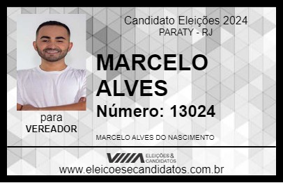 Candidato MARCELO ALVES 2024 - PARATY - Eleições