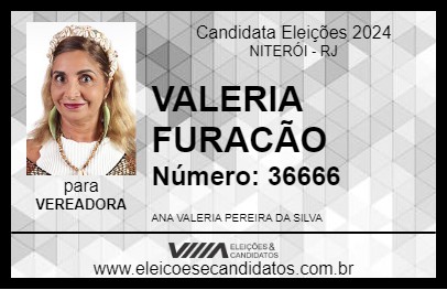 Candidato VALERIA FURACÃO 2024 - NITERÓI - Eleições