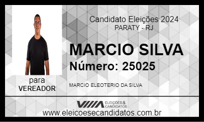 Candidato MARCIO SILVA 2024 - PARATY - Eleições