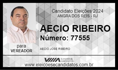 Candidato AECIO RIBEIRO 2024 - ANGRA DOS REIS - Eleições