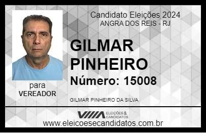 Candidato GILMAR PINHEIRO 2024 - ANGRA DOS REIS - Eleições