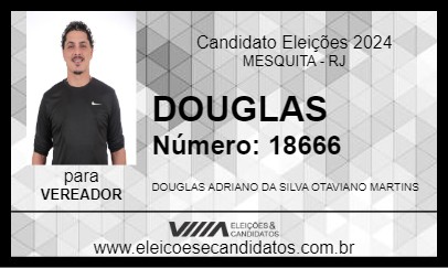 Candidato DOUGLAS 2024 - MESQUITA - Eleições