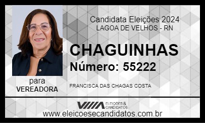 Candidato CHAGUINHAS 2024 - LAGOA DE VELHOS - Eleições