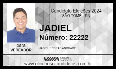 Candidato JADIEL 2024 - SÃO TOMÉ - Eleições