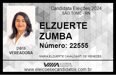 Candidato ELZUERTE ZUMBA 2024 - SÃO TOMÉ - Eleições