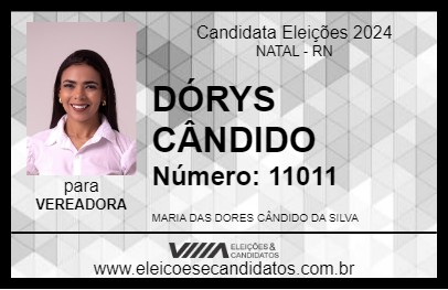 Candidato DÓRYS CÂNDIDO 2024 - NATAL - Eleições