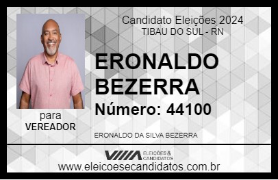 Candidato ERONALDO BEZERRA 2024 - TIBAU DO SUL - Eleições