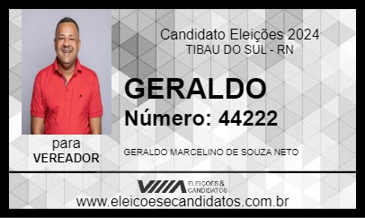 Candidato GERALDO 2024 - TIBAU DO SUL - Eleições