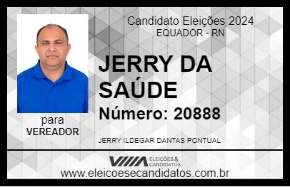 Candidato JERRI DA SAÚDE 2024 - EQUADOR - Eleições