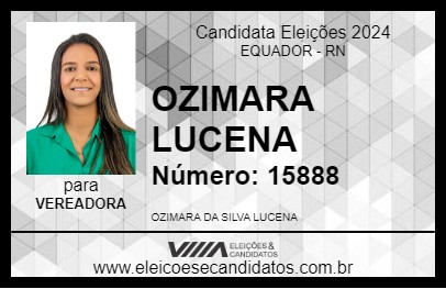 Candidato OZIMARA LUCENA 2024 - EQUADOR - Eleições