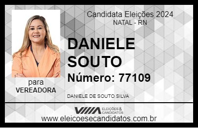 Candidato DANIELE SOUTO 2024 - NATAL - Eleições