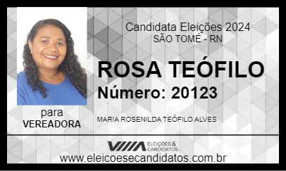 Candidato ROSA TEÓFILO 2024 - SÃO TOMÉ - Eleições