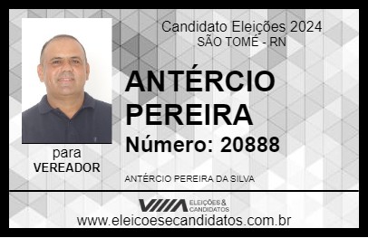 Candidato ANTÉRCIO PEREIRA 2024 - SÃO TOMÉ - Eleições