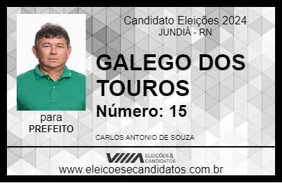 Candidato GALEGO DOS TOUROS 2024 - JUNDIÁ - Eleições