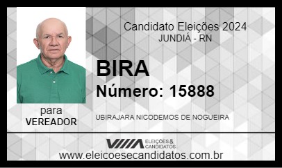 Candidato BIRA 2024 - JUNDIÁ - Eleições