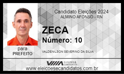 Candidato ZECA 2024 - ALMINO AFONSO - Eleições