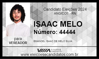 Candidato ISAAC MELO 2024 - ANGICOS - Eleições