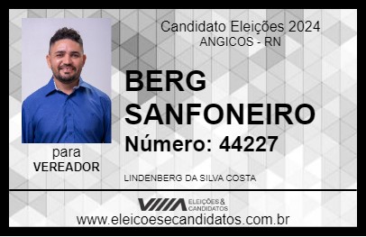 Candidato BERG SANFONEIRO 2024 - ANGICOS - Eleições