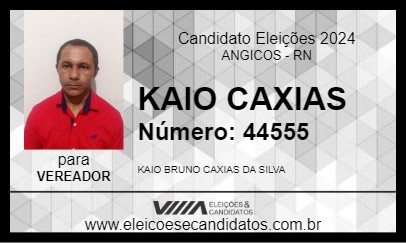 Candidato KAIO CAXIAS 2024 - ANGICOS - Eleições