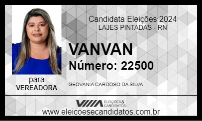 Candidato VANVAN 2024 - LAJES PINTADAS - Eleições