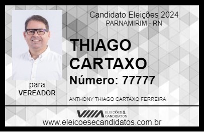 Candidato THIAGO CARTAXO 2024 - PARNAMIRIM - Eleições