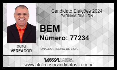 Candidato BEM 2024 - PARNAMIRIM - Eleições