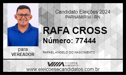 Candidato RAFA CROSS 2024 - PARNAMIRIM - Eleições