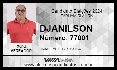 Candidato DJANILSON 2024 - PARNAMIRIM - Eleições