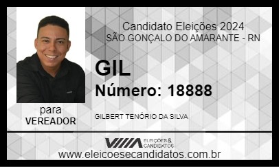 Candidato GIL 2024 - SÃO GONÇALO DO AMARANTE - Eleições