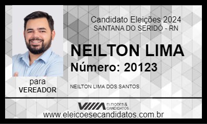 Candidato NEILTON LIMA 2024 - SANTANA DO SERIDÓ - Eleições