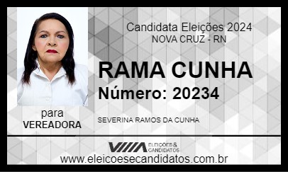 Candidato RAMA CUNHA 2024 - NOVA CRUZ - Eleições