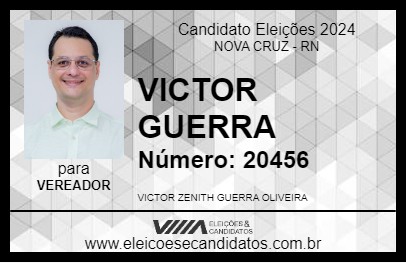 Candidato VICTOR GUERRA 2024 - NOVA CRUZ - Eleições