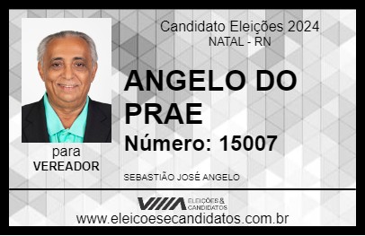 Candidato ÂNGELO 2024 - NATAL - Eleições