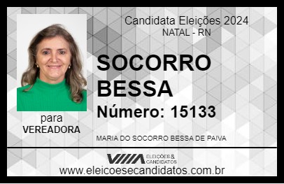 Candidato SOCORRO BESSA 2024 - NATAL - Eleições