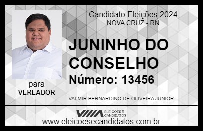 Candidato JUNINHO DO CONSELHO 2024 - NOVA CRUZ - Eleições