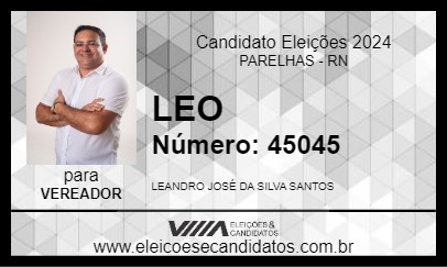 Candidato LEO 2024 - PARELHAS - Eleições