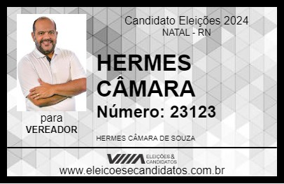 Candidato HERMES CÂMARA 2024 - NATAL - Eleições