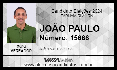 Candidato JOÃO PAULO 2024 - PARNAMIRIM - Eleições