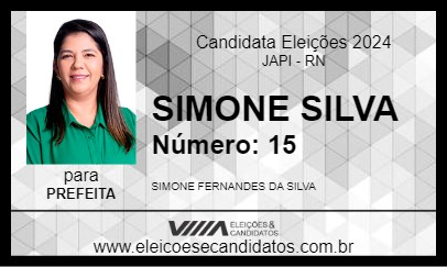 Candidato SIMONE SILVA 2024 - JAPI - Eleições