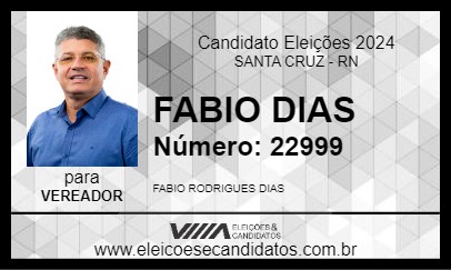 Candidato FABIO DIAS 2024 - SANTA CRUZ - Eleições