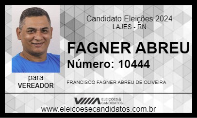 Candidato FAGNER ABREU 2024 - LAJES - Eleições