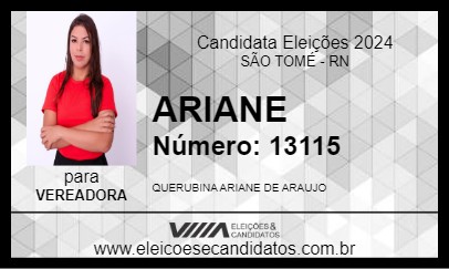 Candidato ARIANE 2024 - SÃO TOMÉ - Eleições