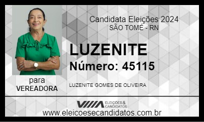 Candidato LUZENITE 2024 - SÃO TOMÉ - Eleições