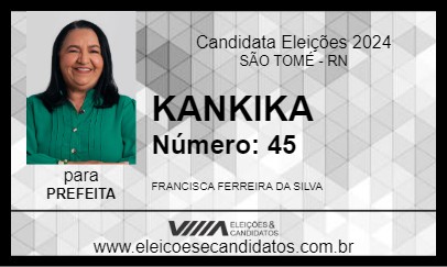 Candidato KANKIKA 2024 - SÃO TOMÉ - Eleições