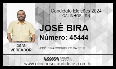 Candidato JOSÉ BIRA 2024 - GALINHOS - Eleições