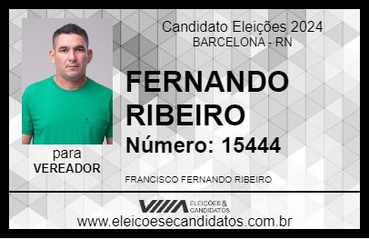 Candidato FERNANDO RIBEIRO 2024 - BARCELONA - Eleições