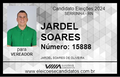 Candidato JARDEL SOARES 2024 - SERRINHA - Eleições