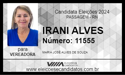 Candidato IRANI ALVES 2024 - PASSAGEM - Eleições